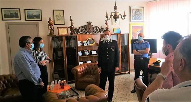 Cassano Jonio: Visita del nuovo Tenente dei Carabinieri in Comune