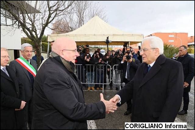 Il Presidente della Repubblica Italiana, Sergio Mattarella, a Cosenza 