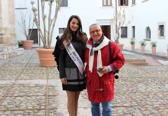 Miss Mondo Italia 2016 in visita nella Citt del Codex