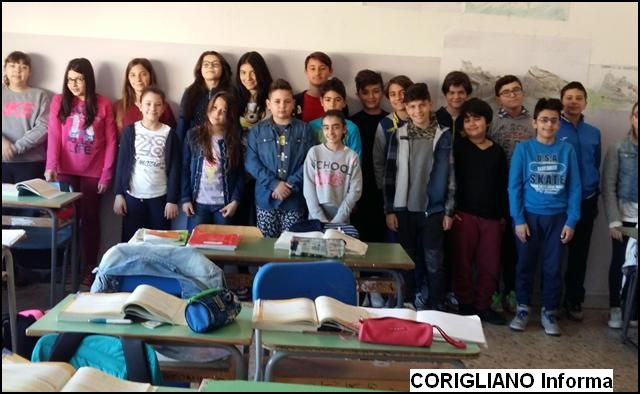 La classe prima (sezione D) della scuola media Roncalli di Rossano ha vinto il primo premio Nazionale Erica Fraiese 