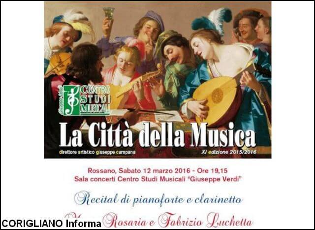 ROSSANO - I FRATELLI LUCHETTA ALLA XI^ STAGIONE DE LA CITTA DELLA MUSICA