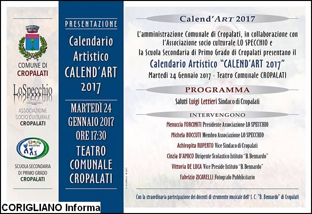 Cropalati presenta CalendArt