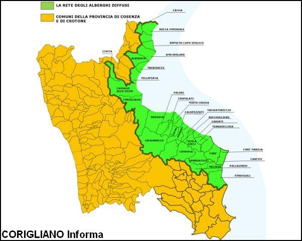 34 comuni per una rete di alberghi diffusi
