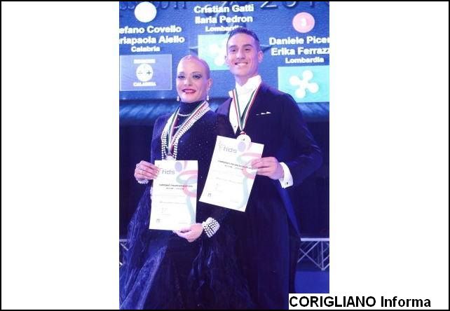 STEFANO COVELLO E MARIA PAOLA AIELLO HANNO CONQUISTATO LARGENTO AI CAMPIONATI ASSOLUTI ITALIANI DI RICCIONE