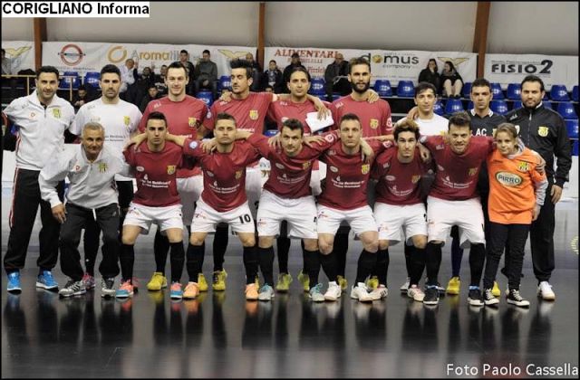 IL FABRIZIO CORIGLIANO OGGI IN CAMPO PER LA 4 GIORNATA DI RITORNO DI CALCIO A5 SERIE A 