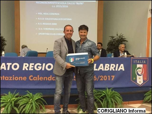 Allo Sporting Club Corigliano il marchio di Scuola Calcio dElite