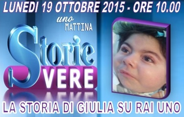 STORIE VERE, LA STORIA DI GIULIA SU RAI UNO