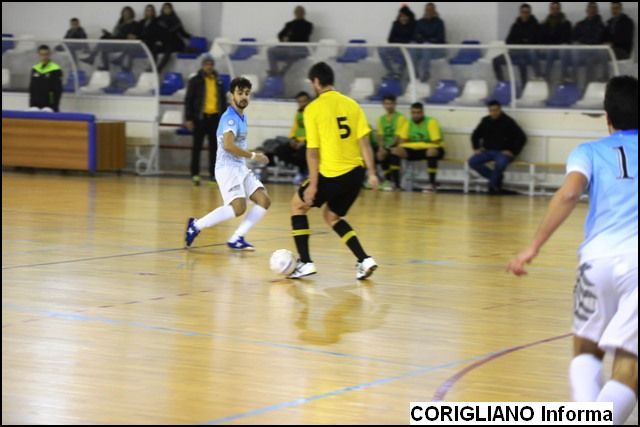 Buio pesto per il Corigliano Futsal. Il Regabulto vince a mani basse