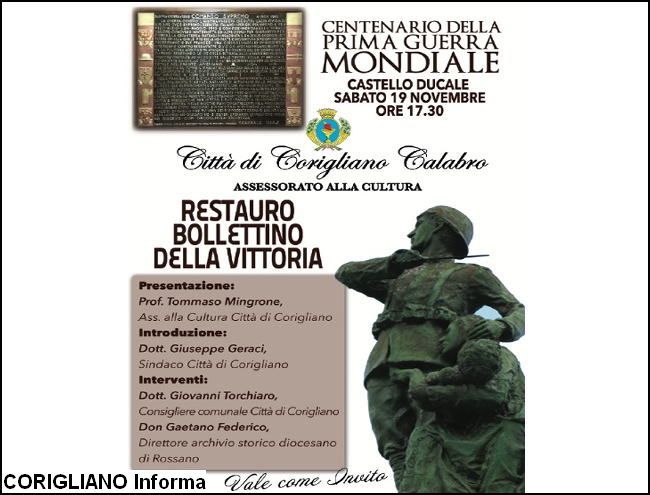 Centenario I Guerra Mondiale, promuovere conoscenza storia