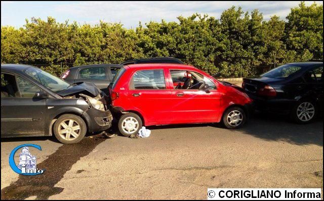 Corigliano: incidente su via Provinciale