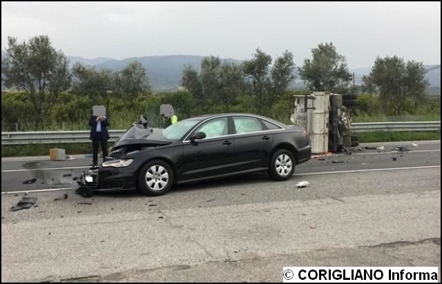 Corigliano Rossano. Scontro a Fabrizio, due feriti