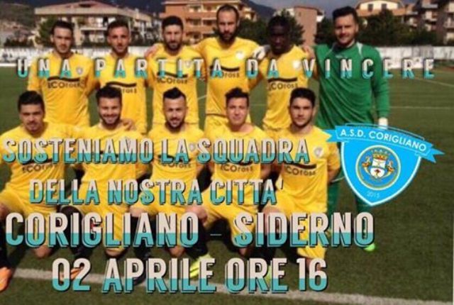 Corigliano Vs Siderno: Salvezza in palio. Biancazzurri in coro Sosteniamo la Squadra