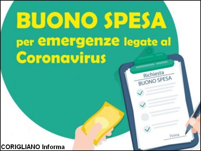 Corigliano-Rossano. Buoni spesa, istanze entro marted 7