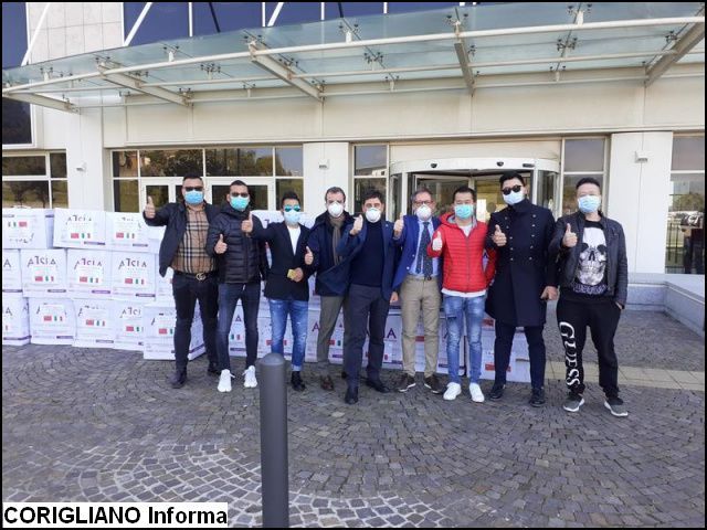 Coronavirus. Imprenditori cinesi donano alla regione 1600 tute protettive