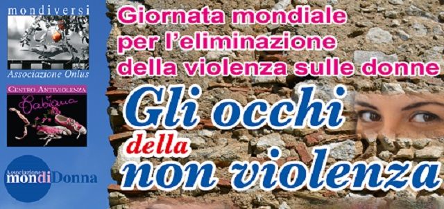  Gli occhi della non violenza, manifestazione Domenica 25 Novembre