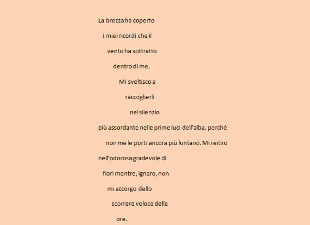 I miei ricordi, poesia di Franco Sosto