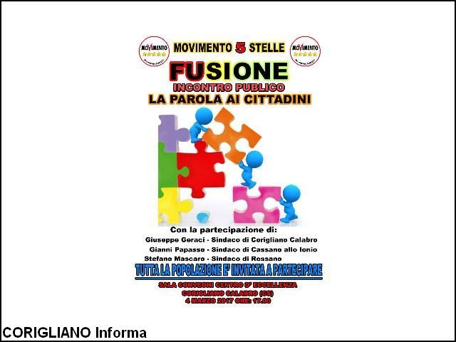 Incontro pubblico sulla fusione 