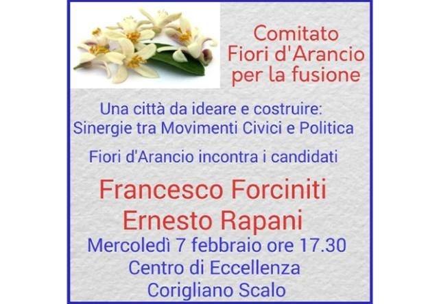 Incontro-dibattito con i candidati Francesco Forciniti ed Ernesto Rapani