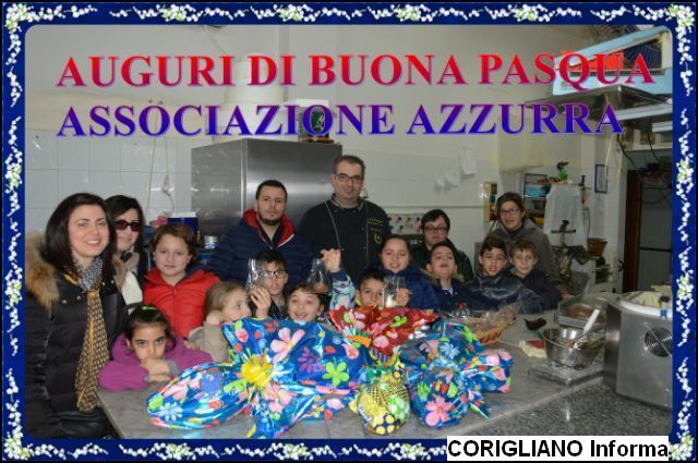 LASSOCIAZIONE AZZURRA AUGURA BUONA PASQUA