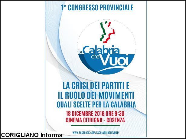 La Crisi dei Partiti e il ruolo dei movimenti. Quali scelte per la Calabria