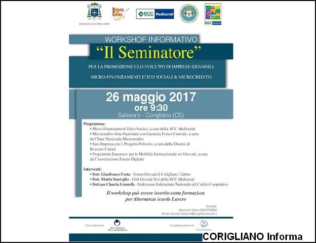 Le nuove generazioni, e lo sviluppo economico del territorio