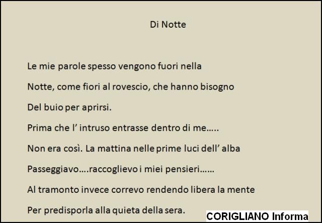 Poesia  Di Notte di Franco Sosto