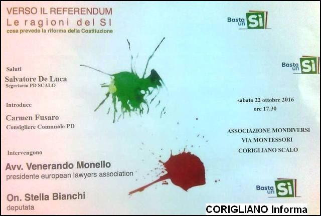 Referendum Costituzionale - Le ragioni del SI