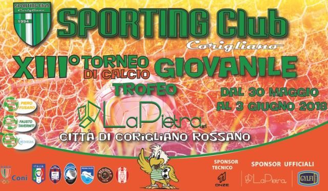 Scatta il 13 Torneo Citt Corigliano Trofeo La Pietra