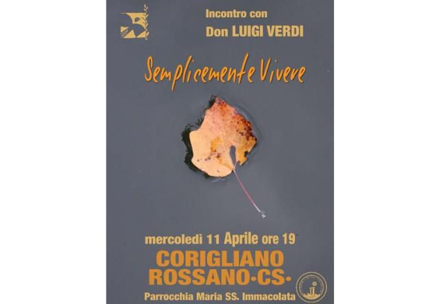 Semplicemente Vivere di Don Gigi (don Luigi) VERDI