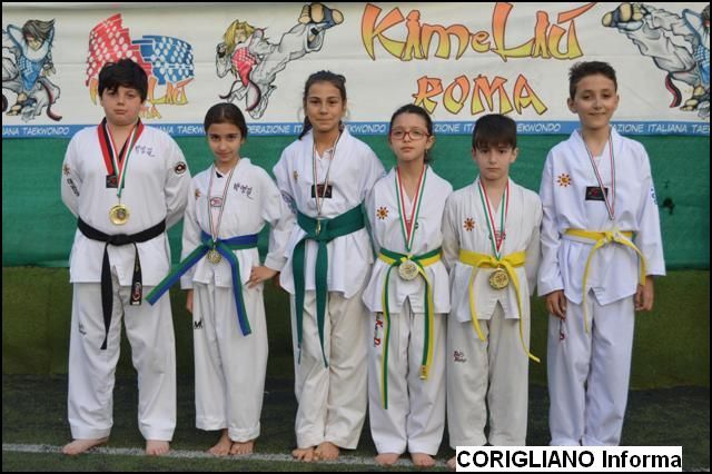 Taekwondo, premiati a Roma i giovanissimi atleti coriglianesi della palestra Bonofiglio di Corigliano