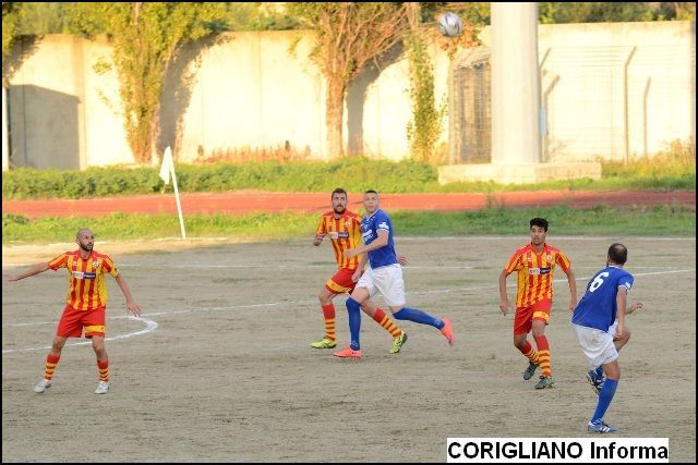 Tappa Roggiano per un animato Corigliano. All E. Termine start ore 14:30