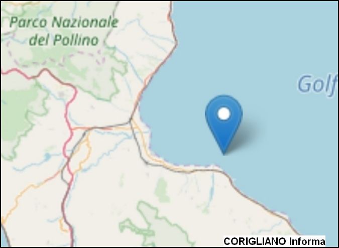 Terremoto al largo della Costa Ionica cosentina 