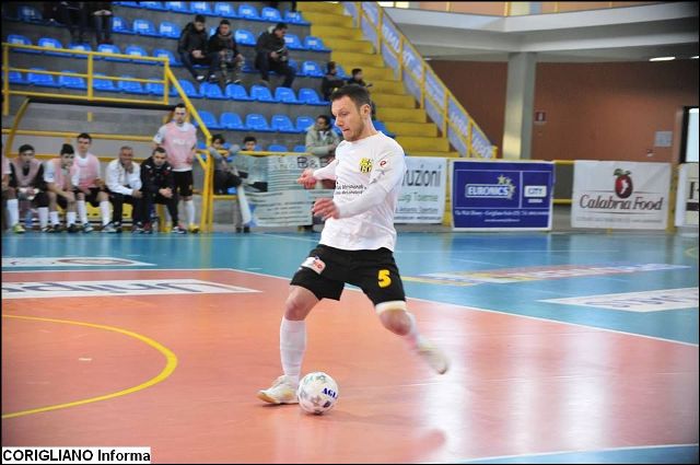Il Fabrizio Corigliano C5 oggi in campo per la 15 giornata di serie A