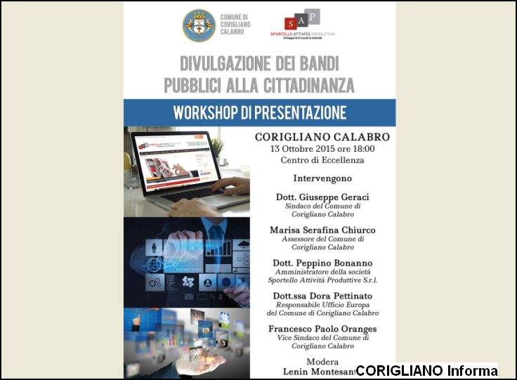 OCCUPAZIONE E IMPRESA, COMUNE ADERISCE AL PST