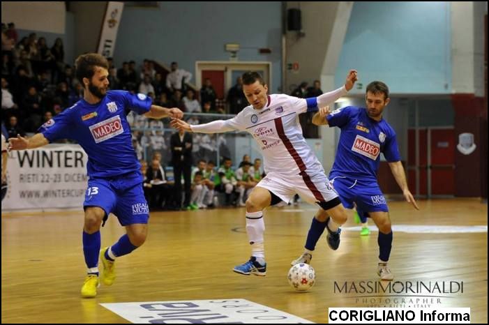 SERIE A FUTSAL, CORIGLIANO SCONFITTO DI MISURA A RIETI