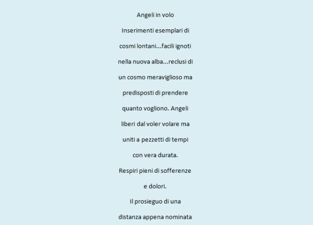 “Angeli in volo“, poesia di Franco Sosto