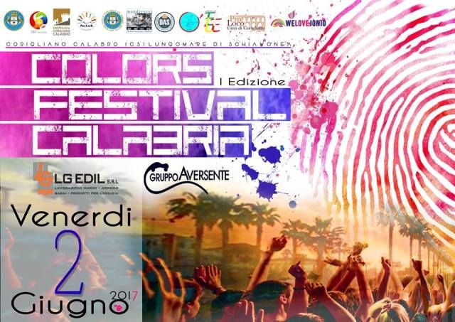 Arriva a Corigliano Calabro, nella sua prima edizione, il Color Festival Calabria